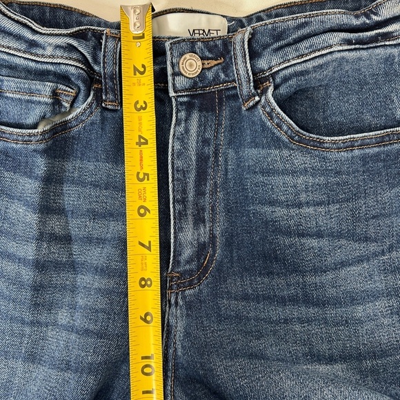 Vervet Los Angeles Stretch Mom Blue Jeans - VT1190 - Picture 6 of 8